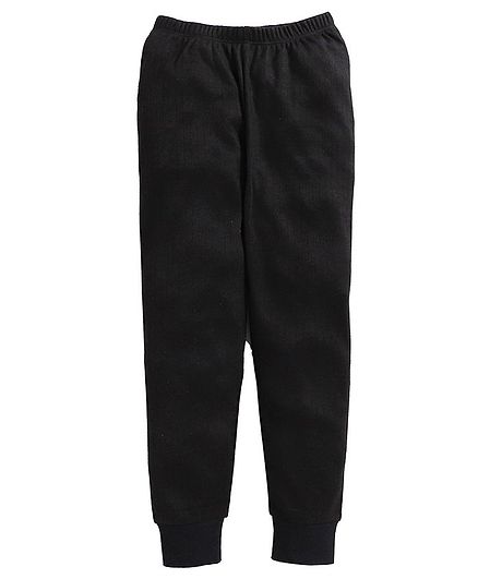 Charm n Cherish Full Length Thermal Pants - Black