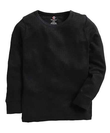 Charm n Cherish Thermal Vests Full sleeves - Black