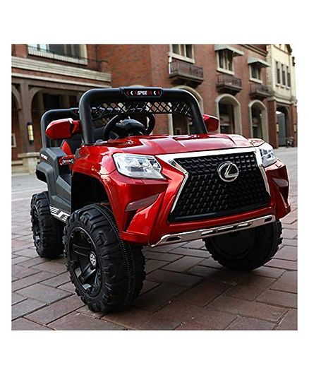 StarAndDaisy Rechargeable Ride on Car with Remote - Red