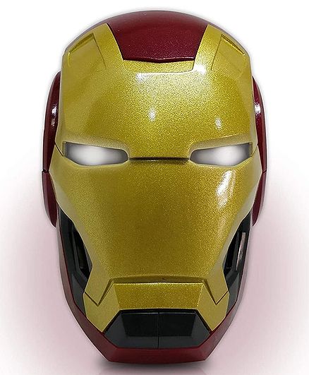 Macmerise Iron Man Helmet Bluetooth Speaker - Red Golden