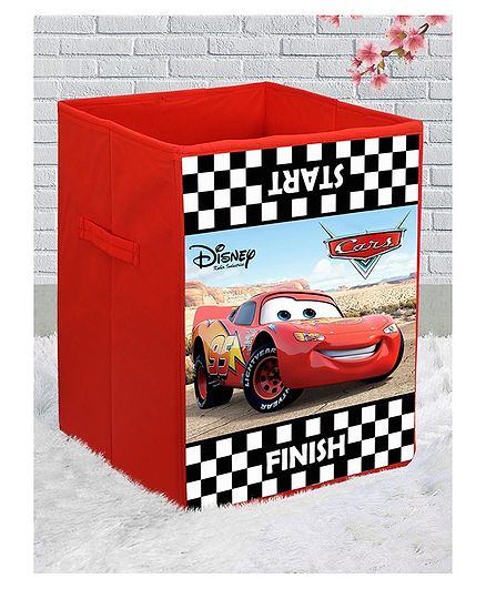 Fun Homes Disney Cars Non Woven Fabric Foldable Storage Bin - Black