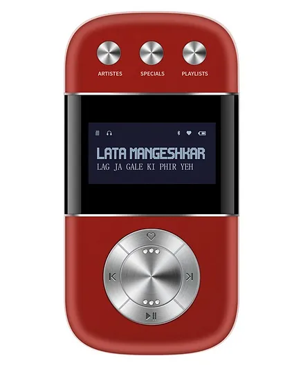 Saregama Carvaan Go 2.0 with 3000 Pre-Loaded Retro Hindi Songs - Red