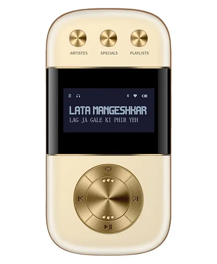 Saregama Carvaan Go with 3000 Pre-Loaded Songs - Gold