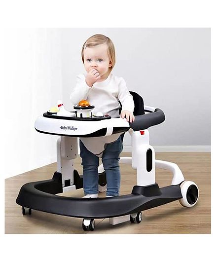 StarAndDaisy Multifunctional Baby Walker with Music Box - Black