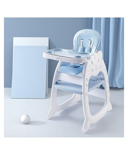 StarAndDaisy High Chair with Adjustable Plate - Blue