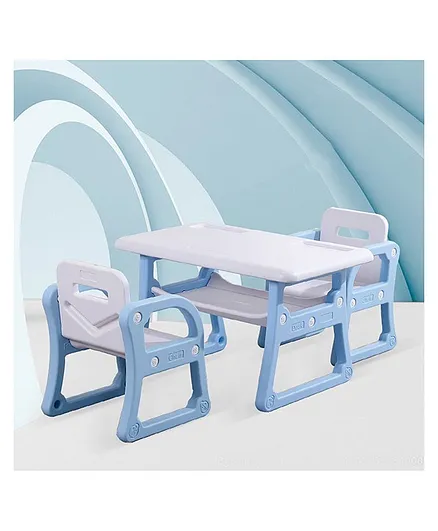 StarAndDaisy Kids Table & 2 Chair Set - Blue