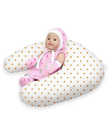 Colorfly Multipurpose Feeding Nursing and Maternity Support Pillow - Orange