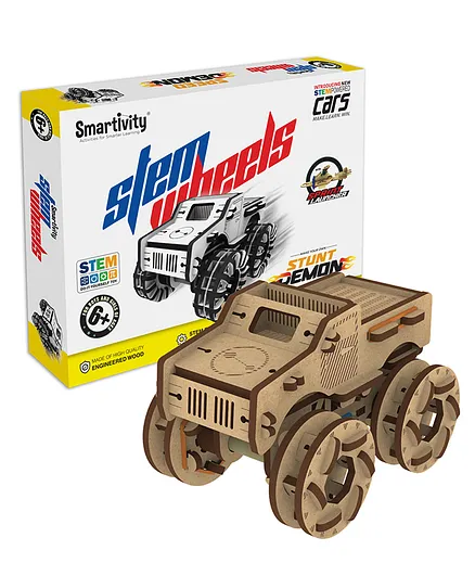 Smartivity DIY Stunt Demon Vehicle Making Kit - Multicolor