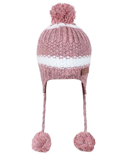 Tiekart Colour Block Pattern Cap - Pink