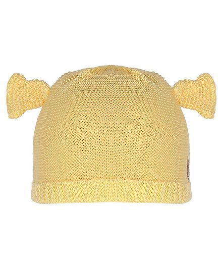 Tiekart Horn Design Cap - Yellow