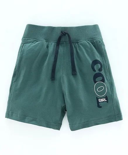 Doreme Shorts Cool Girl Print - Green