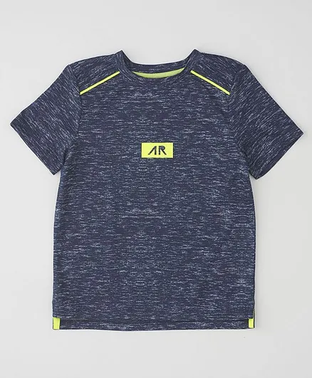 Angel & Rocket Short Sleeves Solid Tee - Navy Blue