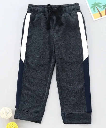 Rikidoos Full Length Side Taped Track Pants - Blue