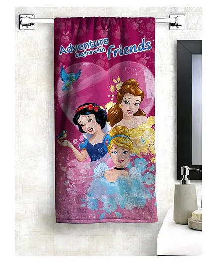 Athom Trendz Disney Princess Bath Towel - Pink
