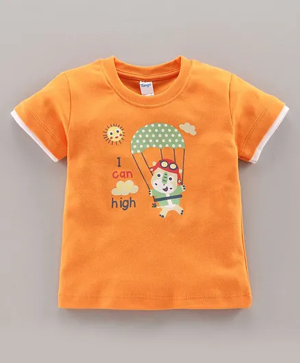 Tango Half Sleeves T-Shirt Boys - Orange