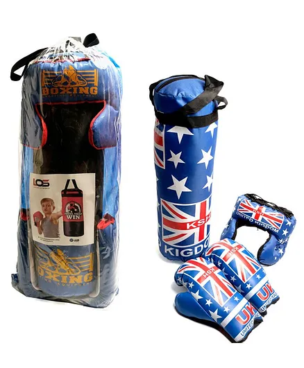 Legends of Sports Boxing Kit Star Print - Blue