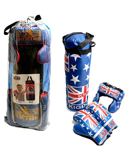 Legends of Sports Boxing Kit Star Print - Blue