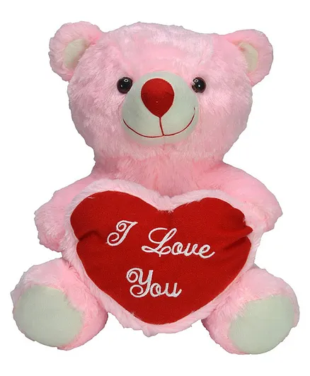 Ultra Teddy Soft Toy Pink - Height 38 cm