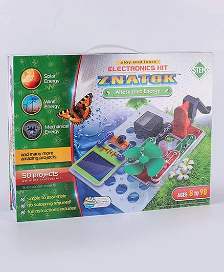 Znatok Alternate Energy Electronics Experimentation Kit - Multicolor
