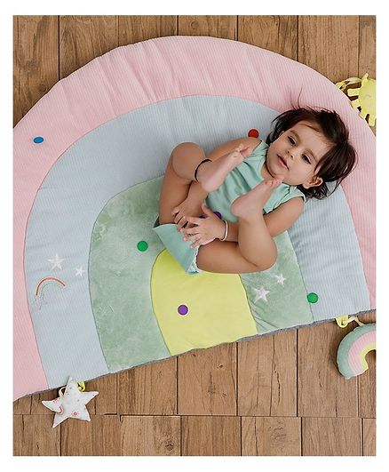 Mi Arcus Arc Knitted Play Mat - Multicolor