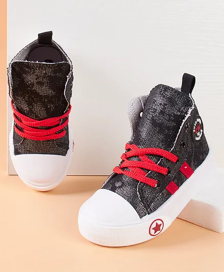 Cute Walk by Babyhug Casual Shoes - Black
