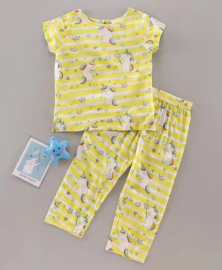 Pspeaches Sleepwear sets - Yellow (10-11Y)