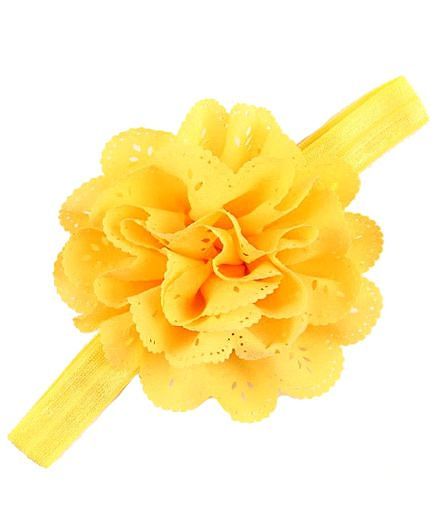Bellazaara Trendy Headband For Little Girls - Yellow