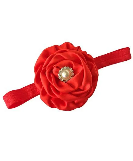Bellazaara Trendy Headband For Little Girls - Red