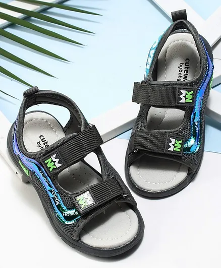 Cute Walk by Babyhug Sandals - Grey
