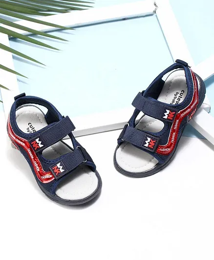 Cute Walk by Babyhug Sandals - Navy Blue