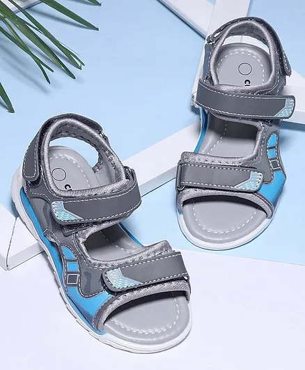 Cute Walk by Babyhug Open Toe Sandal - Grey