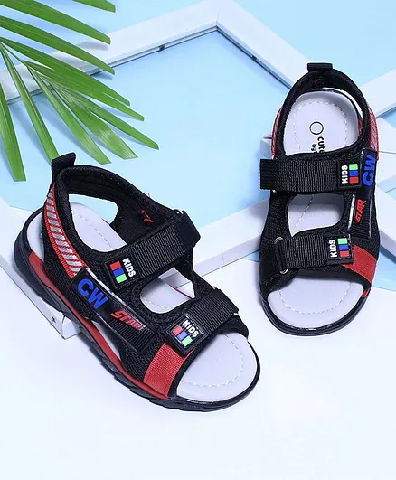 Cute Walk by Babyhug Open Toe Sandal - Red