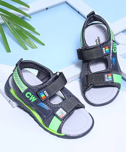 Cute Walk by Babyhug Open Toe Sandal - Green
