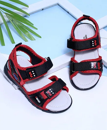 Cute Walk by Babyhug Open Toe Sandal - Red