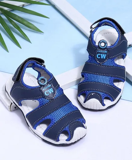 Cute Walk by Babyhug Sandals With Velcro Closure - Blue