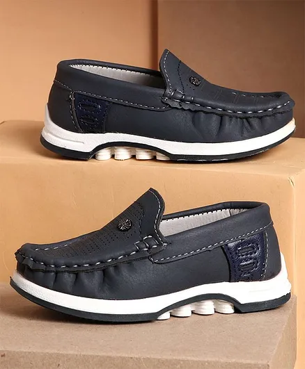 Cute Walk by Babyhug Slip On Loafers - Navy