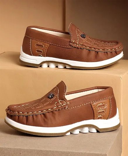 Cute Walk by Babyhug Slip On Loafers - Tan