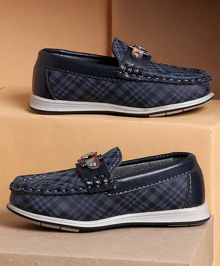 Cute Walk by Babyhug Slip On Loafers - Navy