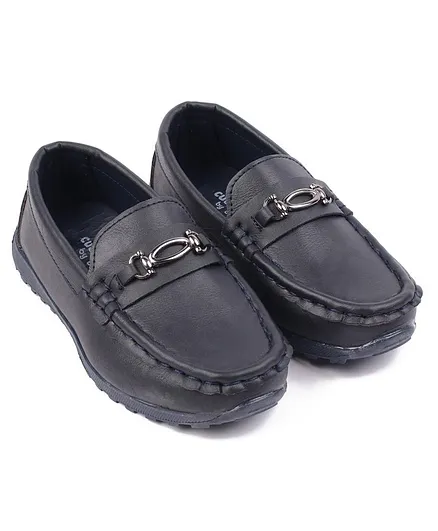 Cute Walk by Babyhug Loafer Shoes - Navy Blue