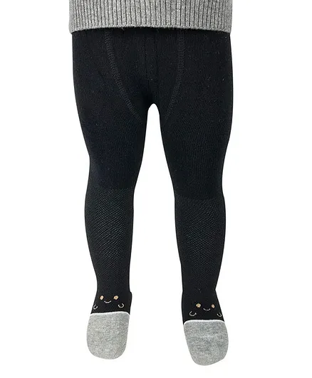 Kidofash Face Design Full Length Stocking - Black