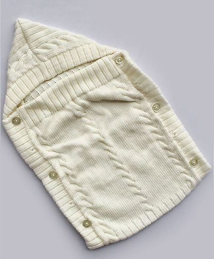 Woonie Machine Made Sleeping Bag - White