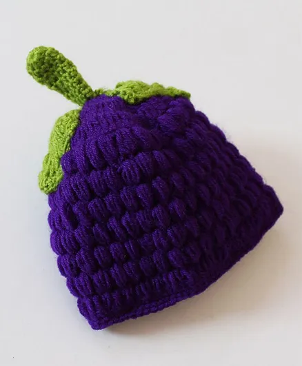 Woonie Handmade Fruit Cap - Purple