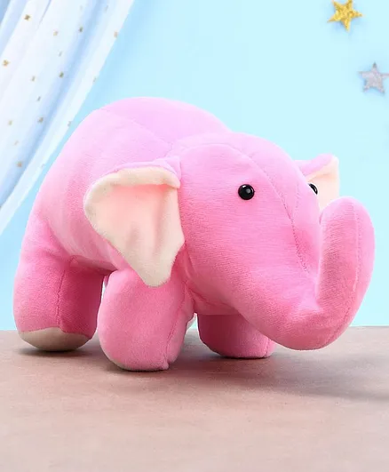 Play Toons Elephant Soft Toy Pink - Length 25 cm
