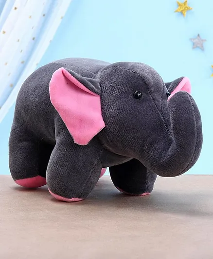 Play Toons Elephant Soft Toy Grey - Length 25 cm