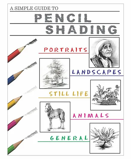 Simple Guide To Pencil Shading Book - English