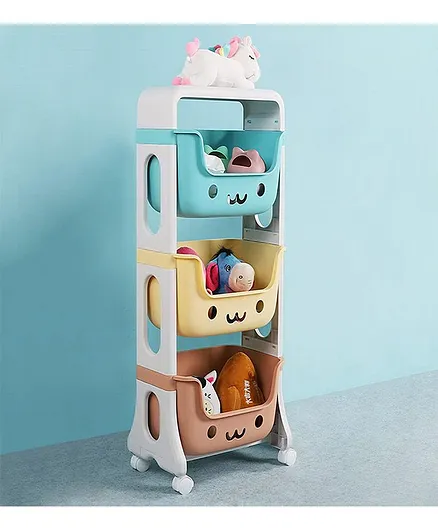 VISMIINTREND Kids Toy Storage Organizer - Muticolor