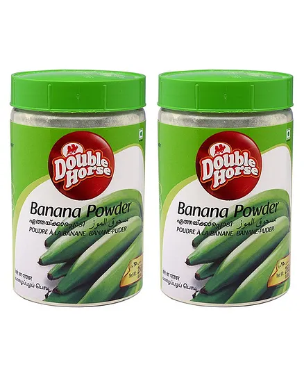 Double Horse Banana Powder Pack of 2 - 250 grams each