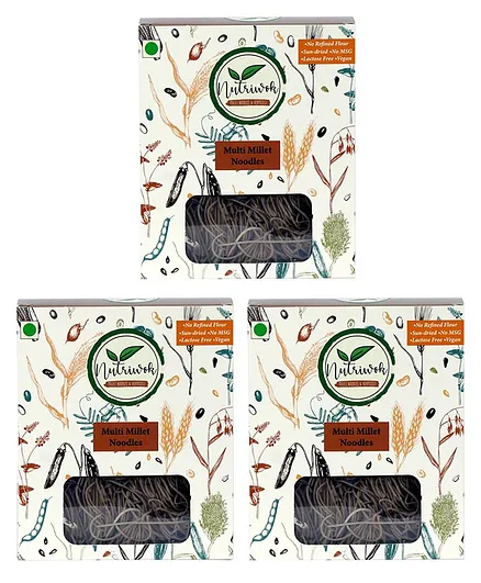 Nutriwok Multi Millet Noodles Pack 3 - 150 Each