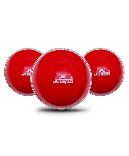 Jaspo T-20 Soft Cricket Balls Pack of 3 - Red