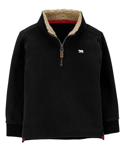 Carter's Half-Zip Fleece Pullover - Black